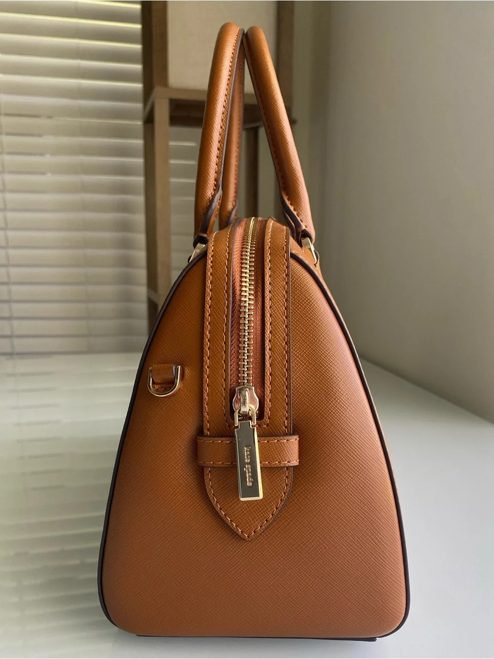 Kate Spade Warm Cognac Satchel Crossbody